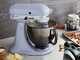 KitchenAid Artisan 5KSM125-ELR Lavender Cream - Amasadora con cabeza inclinable