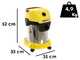 Karcher WD 3 S V-19/4/20 - Aspirador - Bid&oacute;n de acero INOX - 19 litros