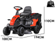 Ama AR566L - Tractor cortac&eacute;sped - Motor de 224 cc