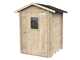 Alce Hobby 146x146 - Caseta de jard&iacute;n de madera - Con ventana delantera - 146x146x204 cm