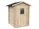 Alce Hobby 146x146 - Caseta de jard&iacute;n de madera - Con ventana delantera - 146x146x204 cm