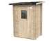 Alce Hobby 146x98 - Caseta de jard&iacute;n de madera - Con ventana delantera - 146x98x197 cm
