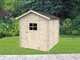 Alce Gaeta 178x218 - Caseta de jard&iacute;n de madera - Con ventana delantera - Gaeta 178x218x205 cm