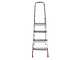 Escalera de aluminio con caballete Alice 4, 4 pelda&ntilde;os, 1,49 m