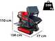 Benassi H660CS - Carretilla de orugas - Caj&oacute;n dumper hidr&aacute;ulico con pala - Capacidad 600Kg