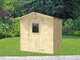 Alce Vaniglia 200x207  - Caseta de jard&iacute;n de madera - Con ventana frontal - 200x207x214 cm