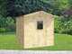 Alce Vaniglia 200x207  - Caseta de jard&iacute;n de madera - Con ventana frontal - 200x207x214 cm