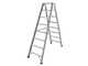 Escalera doble de aluminio 1031, 2x8 pelda&ntilde;os, 1,88 m