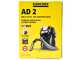 Karcher AD 2 Battery - Aspirador de cenizas con bid&oacute;n - Dep&oacute;sito de metal de 14 L - 18 V/2,5 Ah