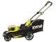 Ryobi RY18LMX46A-250 - Cortac&eacute;sped a bater&iacute;a - 2x 18V/5Ah - Corte de 46 cm
