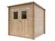 Alce Gallipoli 198x198 - Caseta de jard&iacute;n de madera - Con ventana frontal - 204x205x197 cm