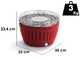LotusGrill LG G34 U RD - Barbacoa port&aacute;til para exteriores - Roja