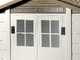 Garofalo Tuscany Evo 240 - Caseta de jard&iacute;n - Con ventanas y puerta de doble hoja - 202,5 x 242,5 x 220 cm