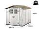 Garofalo Tuscany Evo 240 - Caseta de jard&iacute;n - Con ventanas y puerta de doble hoja - 202,5 x 242,5 x 220 cm