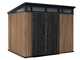 Keter Signature Venetian 9x7 - Caseta de jard&iacute;n - Con puerta de doble hoja - 277x218x226 cm