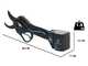 Campagnola NOVA 40 - Tijeras el&eacute;ctricas a bater&iacute;a con p&eacute;rtiga de 150-220 cm - 21,6 V 5 Ah
