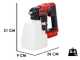 Einhell GE-WS 18/10 Li - Pulverizador de bater&iacute;a port&aacute;til - Bater&iacute;a de 18V 5.2Ah