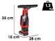 Einhell BRILLIANTO - Limpiacristales de bater&iacute;a - Aspirador de gotas port&aacute;til - 18V/5.2Ah