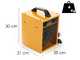 Master B 2IT - Generador de aire caliente el&eacute;ctrico con ventilador - 2 kW