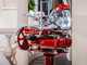Berkel B2 Roja - Cortadora de fiambre de volante con pedestal - Cuchilla de acero cromado de 265 mm