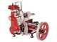 Berkel B2 Roja - Cortadora de fiambre de volante con pedestal - Cuchilla de acero cromado de 265 mm