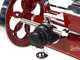Berkel B2 Roja - Cortadora de fiambre de volante con pedestal - Cuchilla de acero cromado de 265 mm
