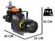 Comet MTP BPX25 PA6 - Motobomba el&eacute;ctrica para pulverizaci&oacute;n - Para &aacute;cidos y productos qu&iacute;micos
