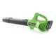 Greenworks G24ABO - Soplador axial de bater&iacute;a 24V 10Ah