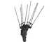 Zanon Karbonium X PRO AL-300 - Vareador de aceitunas de bater&iacute;a - P&eacute;rtiga telesc&oacute;pica 220 - 350 cm - 18V/10Ah