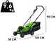 Greenworks GD24LM33 - Cortac&eacute;sped de bater&iacute;a - 24V/10Ah - Corte de 33 cm