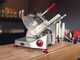 Berkel Pro Line XS30 Total Grey - Cortadora de fiambre con cuchilla de acero cromado de 300 mm