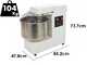 Prismafood iLine SFMC 40 VAR - Amasadora de espiral - Capacidad 33 kg - Monof&aacute;sica
