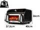 Girmi FG77 Ecofrit Grill - Freidora de aire - Horno el&eacute;ctrico 10L