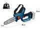 Bosch Professional GKE 18V‑20 - Podadora manual de bater&iacute;a - BATER&Iacute;AS Y CARGADOR NO EST&Aacute;N INCLUIDOS