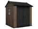 Keter Signature Walnut 757/775 - Caseta de jard&iacute;n - Con ventanas - 230 x 223 x 246 cm