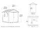 Keter Signature Walnut 759/975 - Caseta de jard&iacute;n - Con ventanas - 230 x 287 x 246 cm
