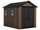 Keter Signature Walnut 759/975 - Caseta de jard&iacute;n - Con ventanas - 230 x 287 x 246 cm