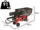 GeoTech LSP9 HE EVO - Rajadora de le&ntilde;a el&eacute;ctrica - Horizontal - 230V