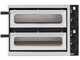 Prismafood SMALL BASIC 2/40 VETRO 4T - Horno el&eacute;ctrico para pizza - 4 termostatos