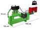 Rajadora de le&ntilde;a para tractor 20T - Horizontal