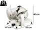 Berkel Red Line 300 Blanca - Cortadora de fiambre con cuchilla de acero cromado de 300 mm