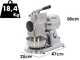 Fimar GR12S - Rallador el&eacute;ctrico - 230 V - 1 HP - Unidad de rallado de aluminio - Sin inversor