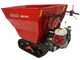 Benassi M403DHO - Carretilla de orugas - Caj&oacute;n dumper hidr&aacute;ulico con descarga alta - Capacidad 400 kg