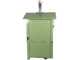 Clementi Smart - Horno de le&ntilde;a para pizza de exterior - 80 x 45 cm - Verde