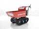 Carretilla de orugas motorizada GeoTech 330D GeoPorter, caja dumper, capacidad 300 kg