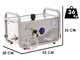 Annovi Reverberi 1220 HW - Hidrolimpiadora de agua fr&iacute;a - 200 bar - 840 L/h - Trif&aacute;sica