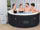 Bestway Lay-Z-Spa Miami AirJet 60001 negra - &Oslash;180x66 cm - Spa de hidromasaje para 3-4 personas