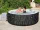 Bestway Lay-Z-Spa Hollywood AirJet 60059 redonda - &Oslash;196x66 cm - Piscina de hidromasaje spa para 4-6 personas