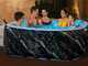 Bestway Lay-Z-Spa Hollywood AirJet 6001F cuadrada - &Oslash;180x66 cm - Piscina de hidromasaje spa para 4-6 personas
