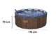 Bestway Lay-Z-Spa Toronto AirJet 6001W - &Oslash;190x70 cm - Piscina de hidromasaje spa